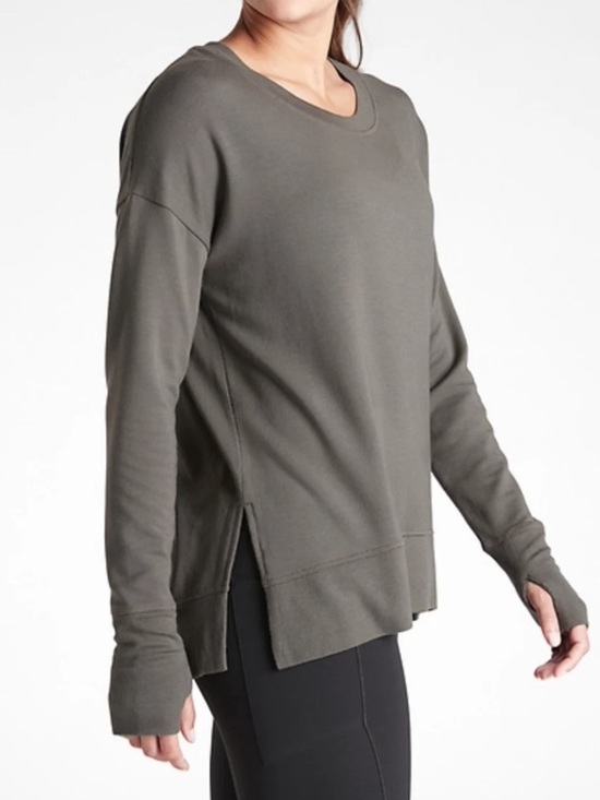 Athleta Tops - Athleta Luxe Recovery Light Weight Sweatshirt Small